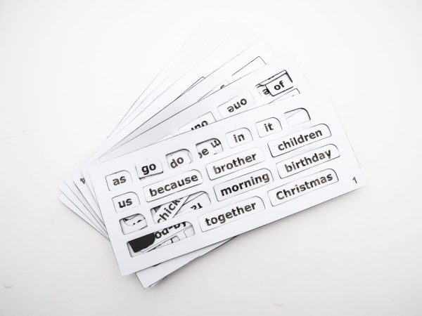 All Aboard White Magnetic Word Labels