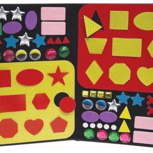 Picture Maker Geometric Textured Shapes kit components