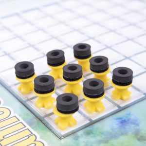 X/O Game Tokens with Crown O Pieces from Games of Squares kit
