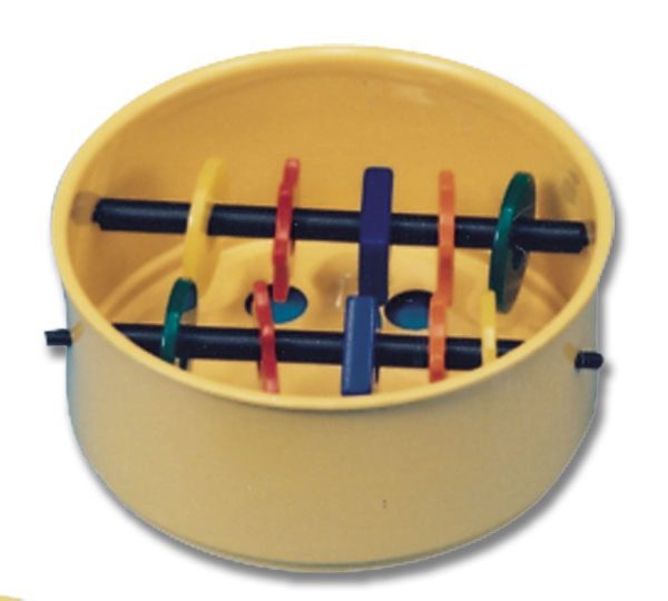 Top view of Rattle Module from Fine Motor Development Materials kit