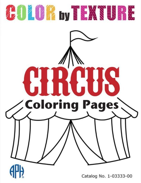 Color by Texture CIRCUS Coloring Pages