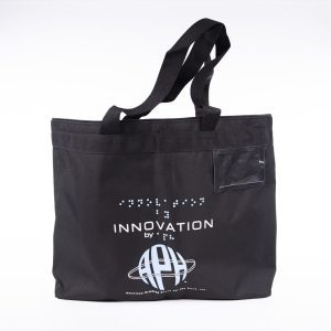 Black Innovation Tote Bag with carrying handles