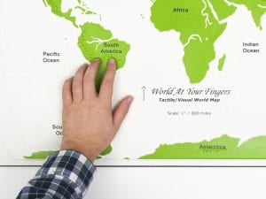 World At Your Fingers Close-up