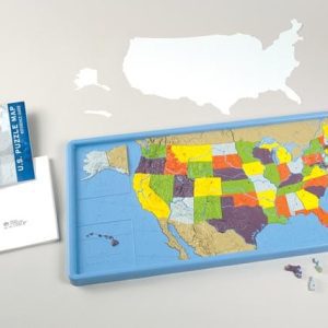 US Puzzle Map Components