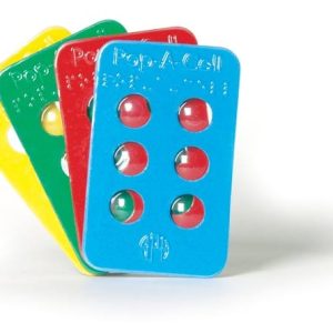 Pop-A-Cell Interactive Tactile Braille Cards