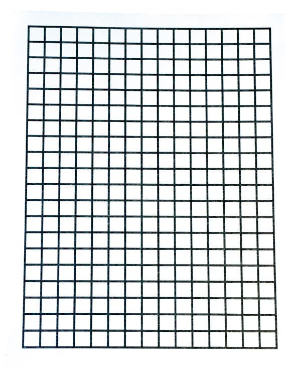 10 Best Black Printable Grid Graph Paper Printablee Com Bold Line 