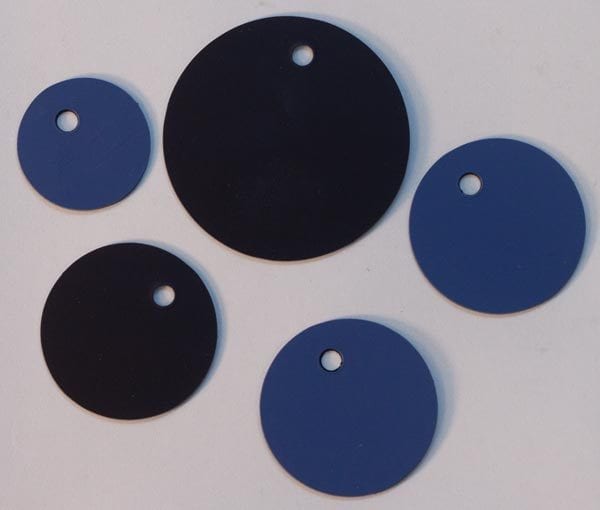Blue Black Circles Shape Board
