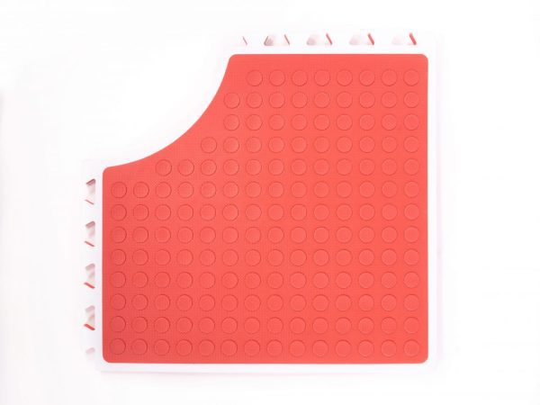 Reach and Match Learning Kit Red Sensory Mat Textured Side