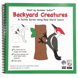 Spiral bound Paint by Number Safari: Backyard Creatures UEB