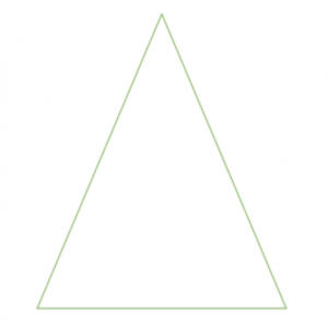 a triangle shape