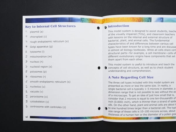 Print Key to Internal Cell Structures in the Student and Teacher Guide.