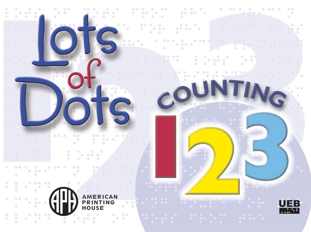 Lots of Dots: Counting 1 2 3, UEB book cover.